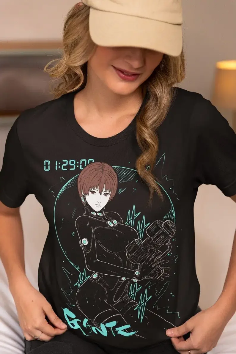 Unisex Gantz Kei Kurono  Manga Otaku O Reika Shimohira Anime T-Shirt