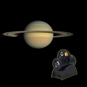 USB -Mondprojektionslampe, Projektorplanet, Austausch, LED -Nachtlicht, Erdkonstellation, Hintergrundatmosphäre, Wandlampen 6 Hauptverkaufsmondmond - №3