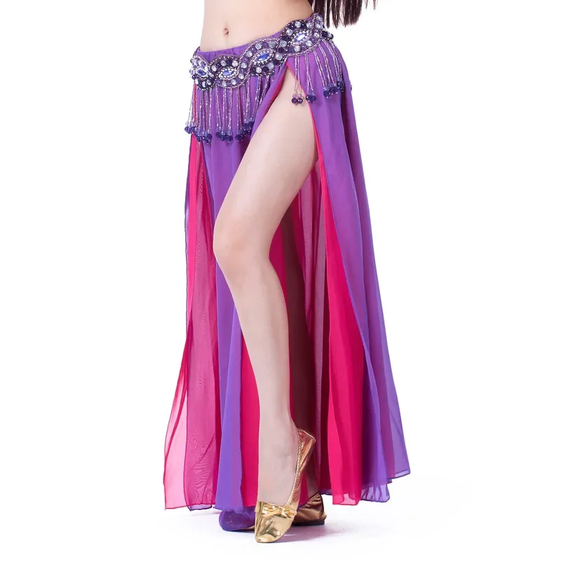 Chiffon Belly Dance Harem Pants Arabic Halloween Lantern Shiny Sequins Pants Fancy Pants Bloomers Trousers For Dancing Women