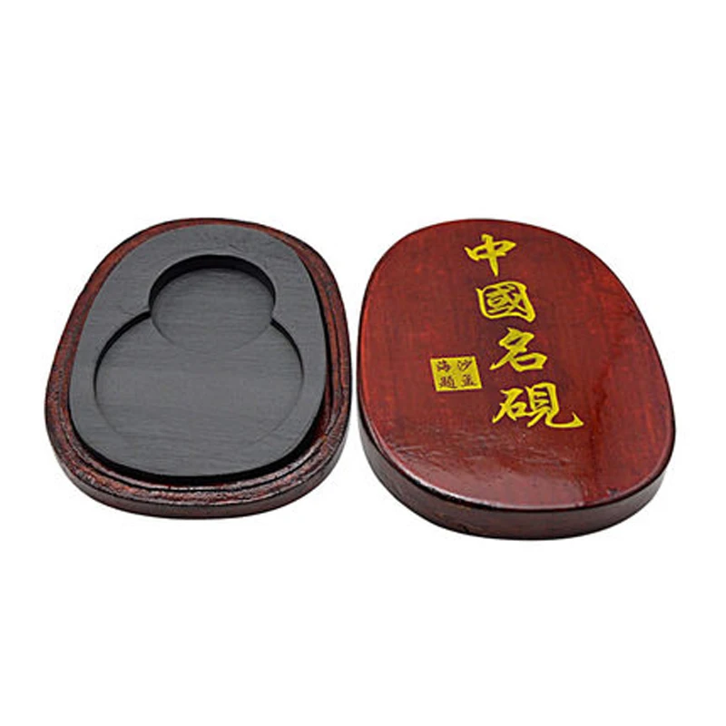 

She Yan Inkstone Chinese Calligraphy Inkwell with Cover Storage Inks for Calligraphy Practicing & Painting,5 6 7 8 inch