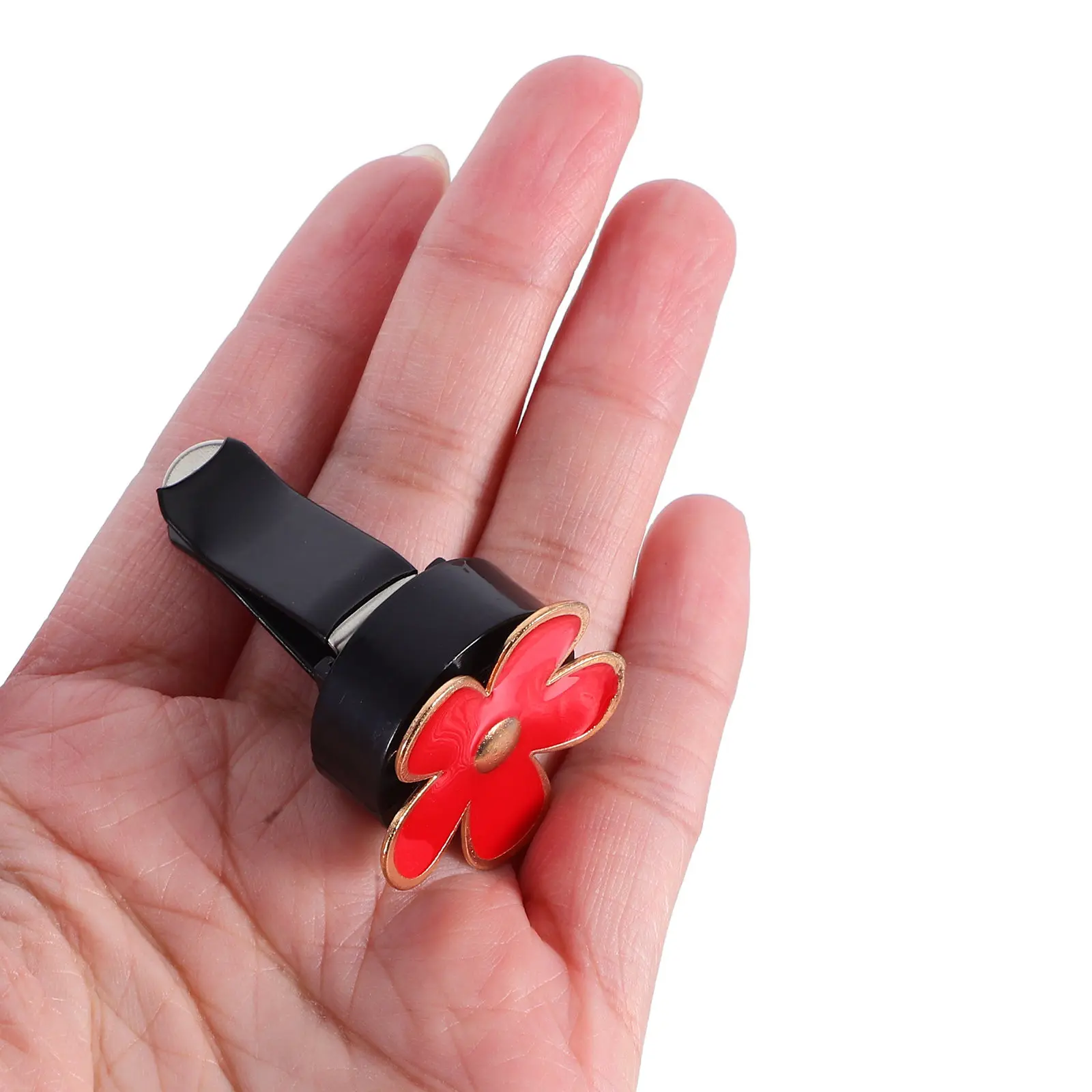 

6Pcs Adorable Flower Shaped Car Vent Clips Air Outlet Decoration Accessories Universal Fit Secure Grip Easy Installation