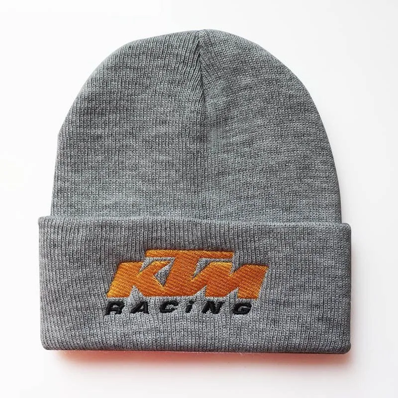 Fashion Styling KTM Knitted Hat Leisure Cap Autumn Winter Warm Fashion Knitted Men Women Hat Car Sticker For KTM CRF YZF EXC Pro view 5