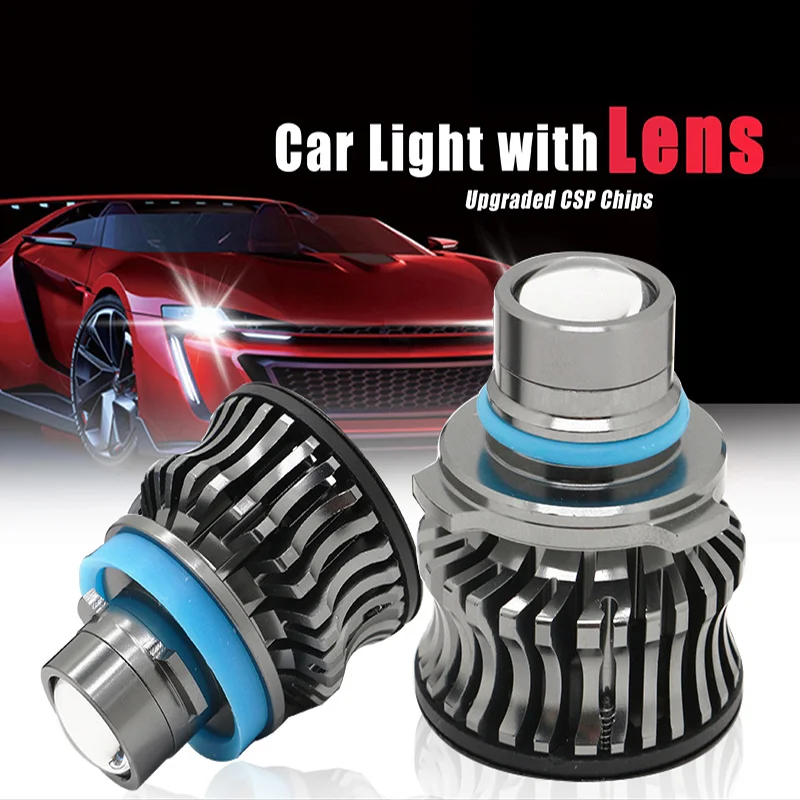 LED Fog Light Bulb with Laser Lens for Car,  Sauna Lamp, H7, H11, H8, H9, H11, 9005，9006, CSP, 6000K, 12V, 24V，Turbo Fog Light