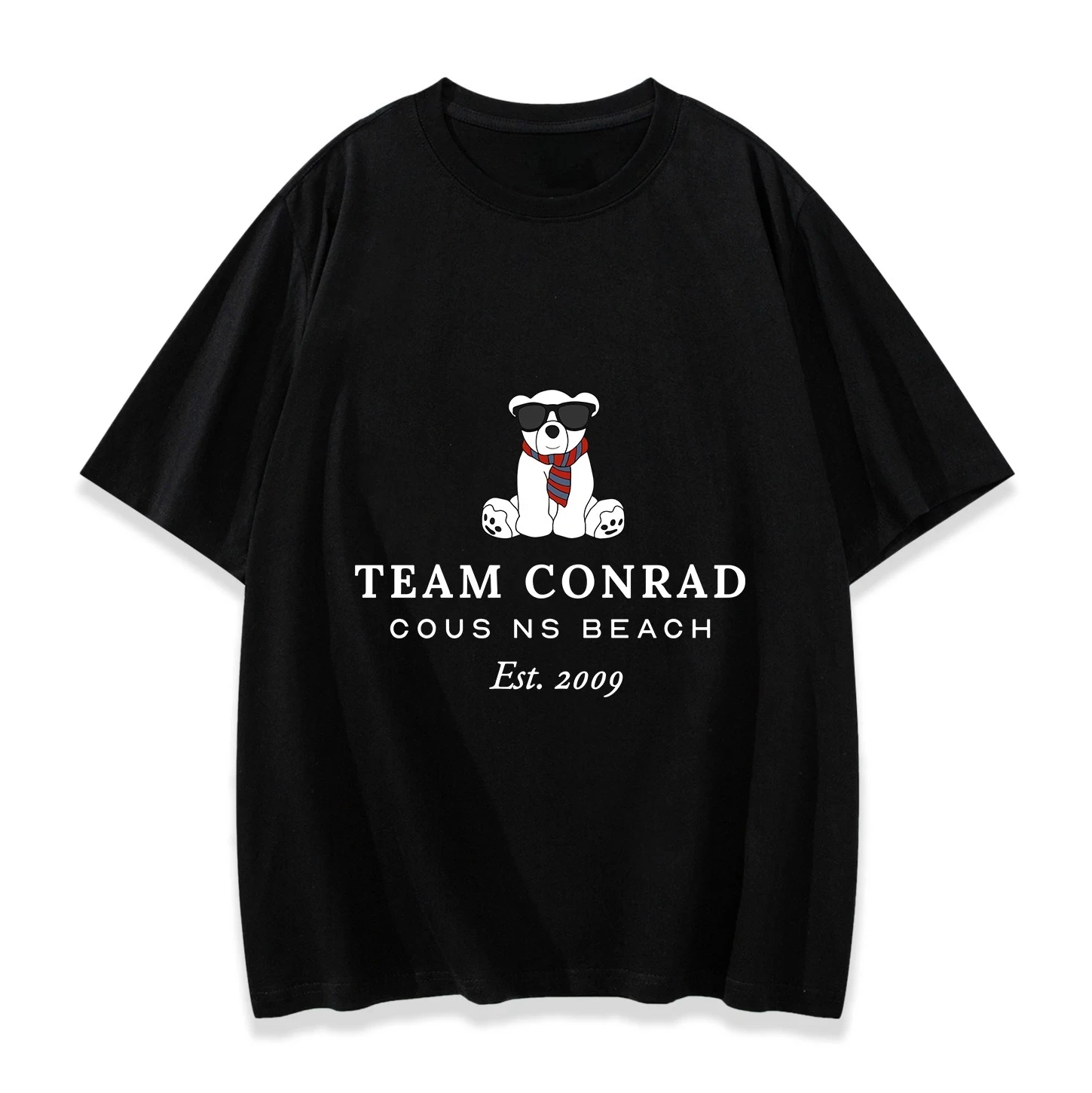 Equipe de moda conrad camiseta o verão eu virou camisa bonita personalizada cuscins praia camisa das mulheres dos homens manga curta streetwear topos