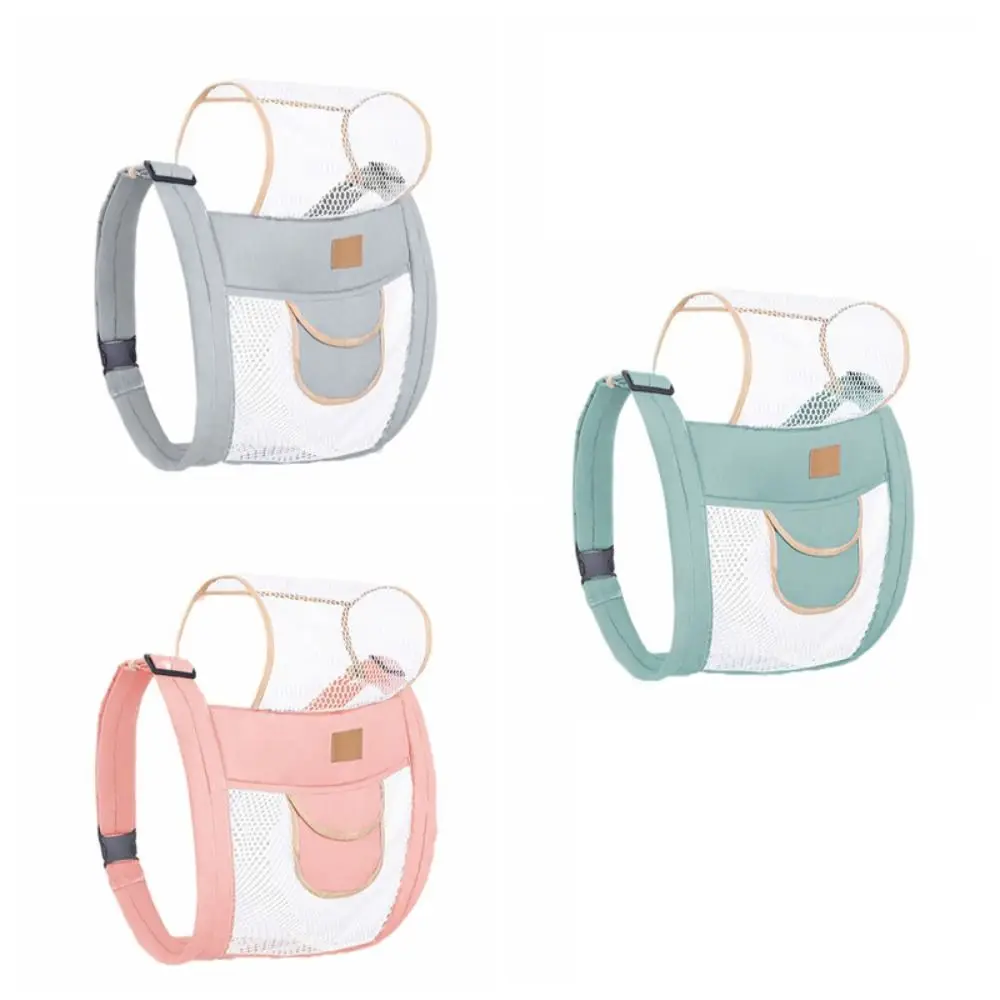 Portabebés de malla para bebé, mochilas infantiles multifuncionales con sujeción frontal para recién nacido, bolso de canguro infantil de doble hombro