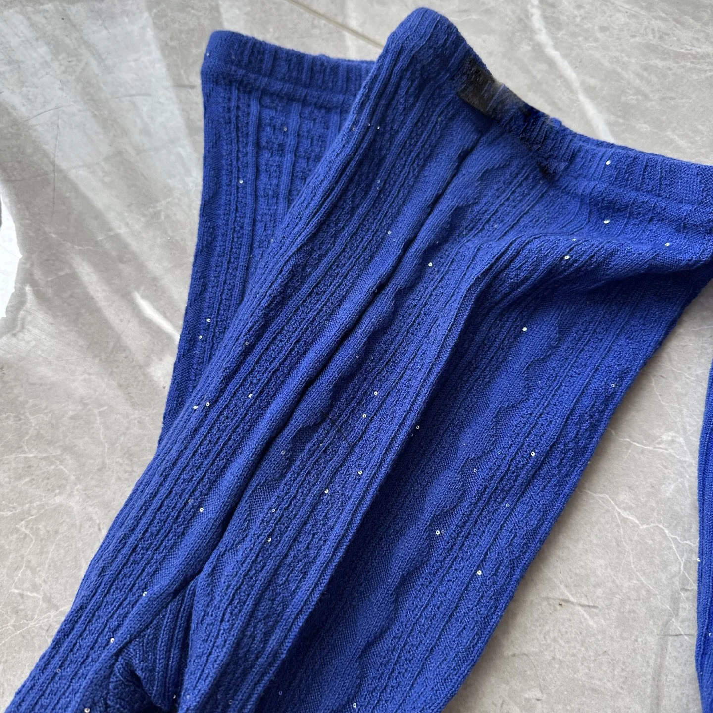 2025 early spring three types Klein Blue pantyhose Women\'s socks