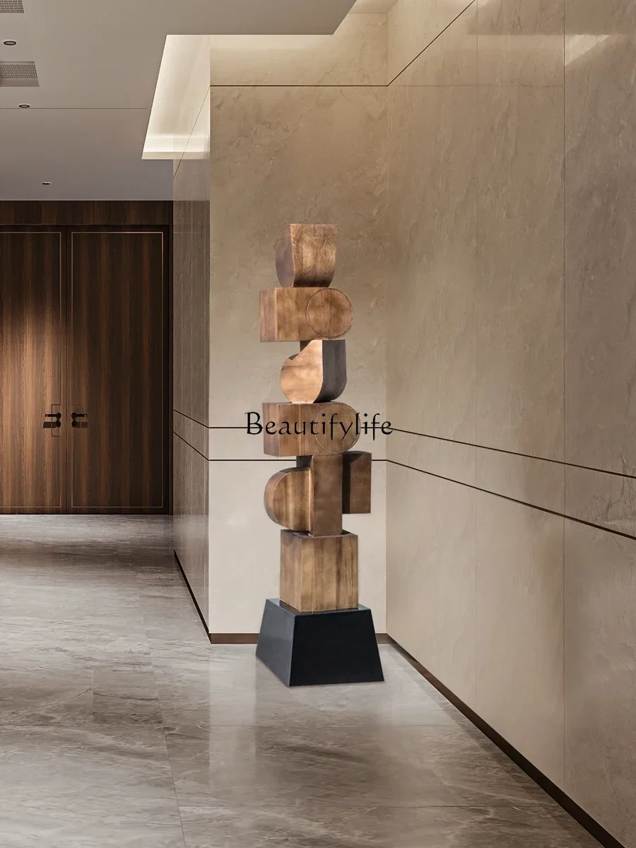 

Floor-to-ceiling installation Hotel lobby Sales department Creative decoration Geometric sculpture Artwork