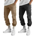 khaki black 2pcs