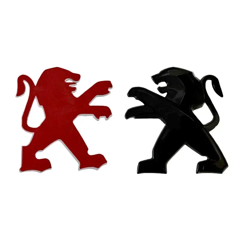 Metal Car Rea Tail Trunk Badge Sticker Lion Emblem for Peugeot 301 2008 307 107 207 5008 3008 308 208 206 407 508 106 108 Rifter