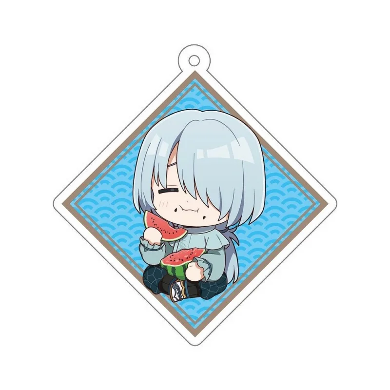 Anime The Elusive Samurai Bag Pendant Gifts For Girls For Fans Gifts Jewelry Bag Acrylic KeyRing High Definition Images Keychain