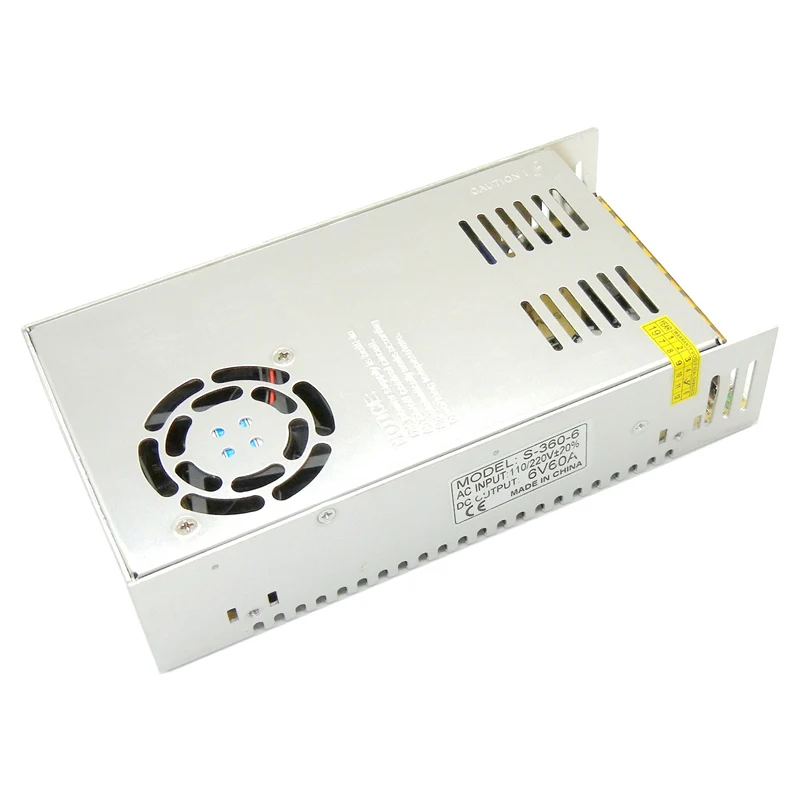 DC 6V 3A 4A 5A 6A 10A 50A 60A Regulated Switching Power Supply Voltage Regulator 18W 60W 300W 360W AC 110V 220V Source Adapter