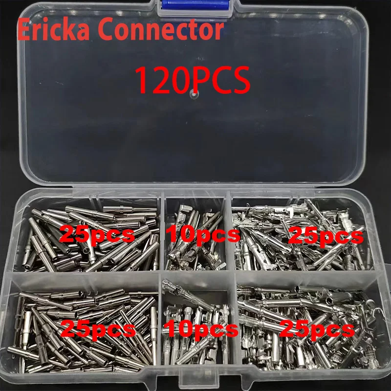 Box 50Pcs 0460-201-16141 0460-202-16141 0460-202-16141-B DT Series Pin Contact Male Female Deutsch Crimp Solid Terminal