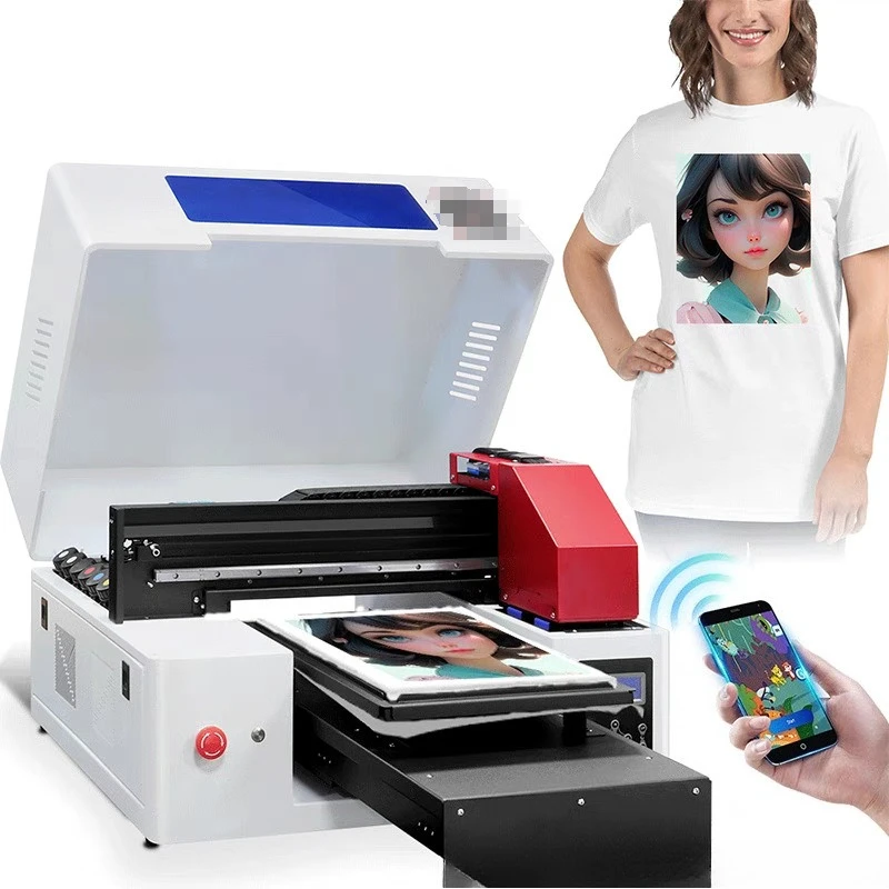 Clothing digital direct injection printing machine T-shirt sweater fabric children's clothing denim canvas bag textile cloth