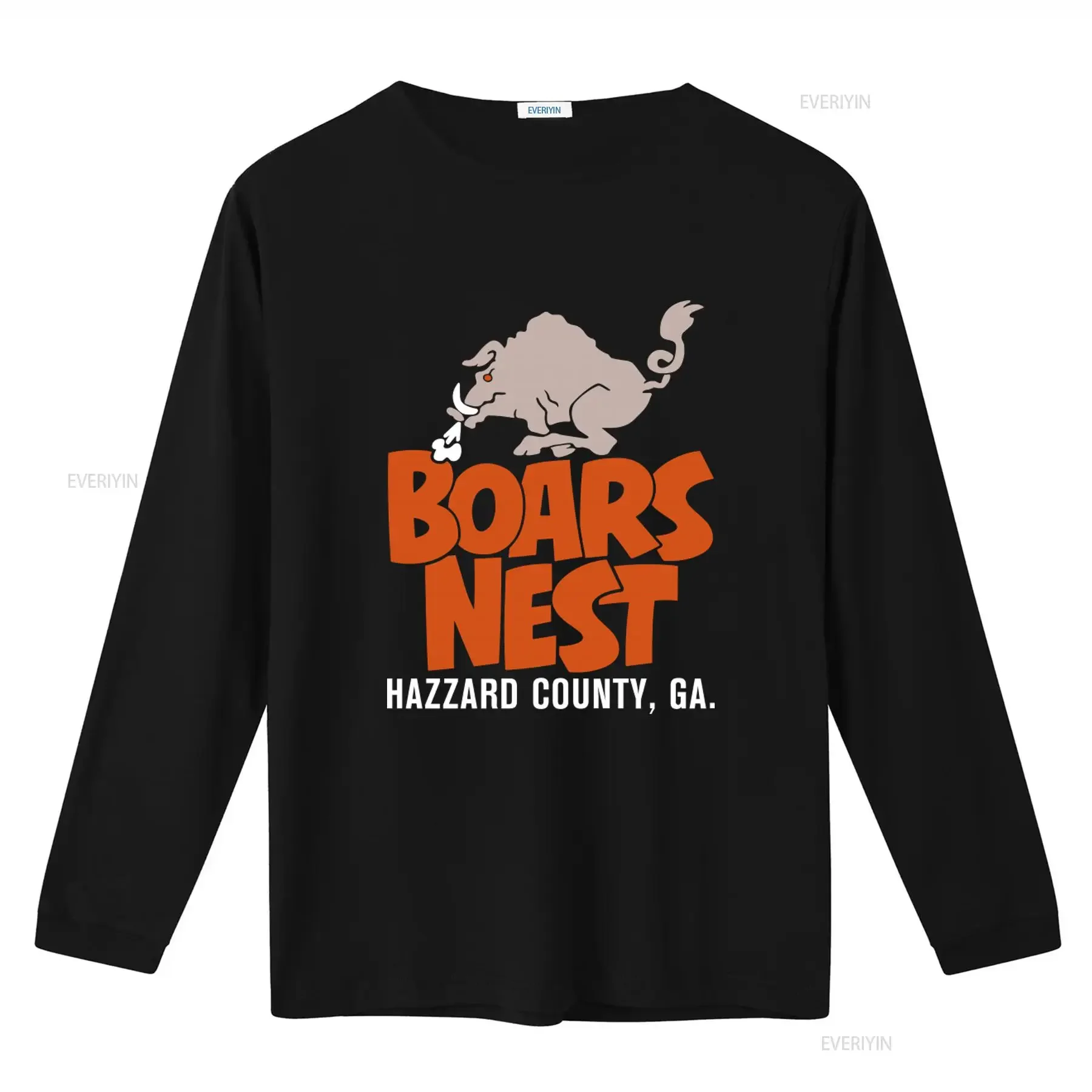 Retro Tv Show Inspired T Shirt Funny Boars Nest Design from Hazzard County GA Perfect 80s Idea vintage Washed Unisex Soft