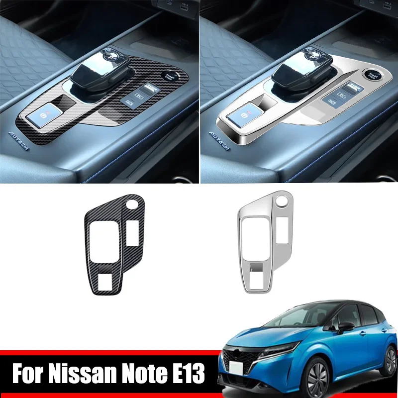 For Nissan Note 2020 E13 e-POWER 2021 FE13 (2WD) e-POWER /AURA series ABS center conlose gear shift panle interior accesorios