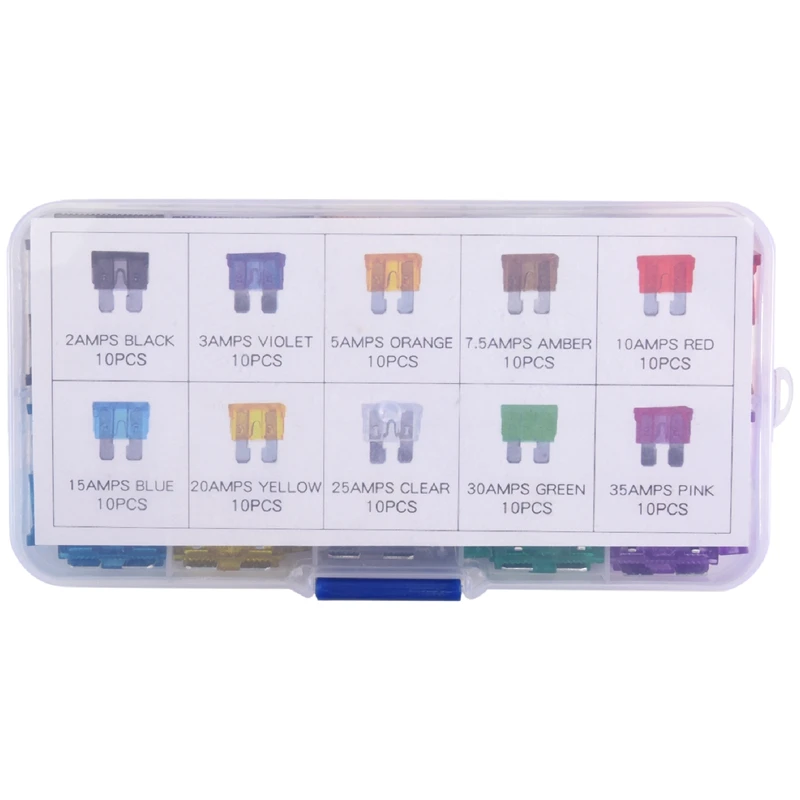 100-teiliges Auto-Sortiment-Set mit kleinem Klingentyp und Profil