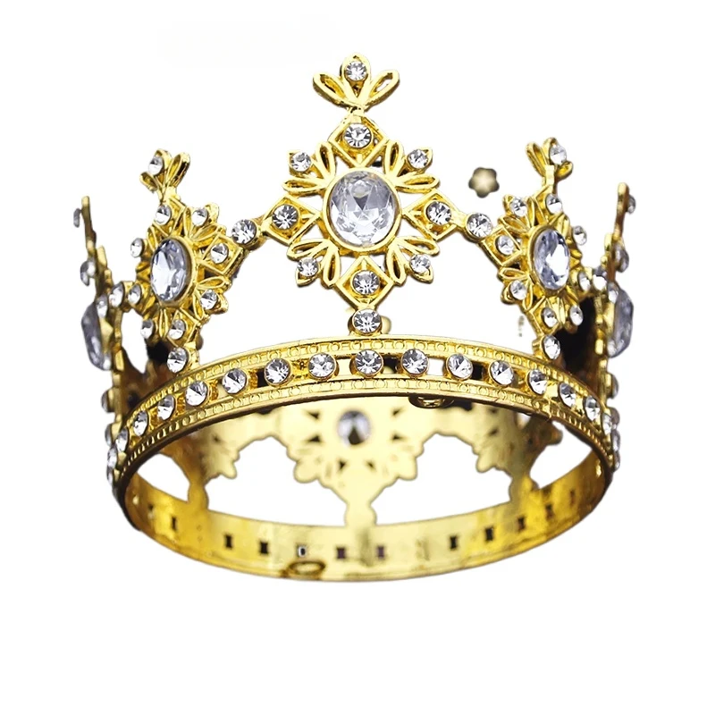 

*Gold and Silver Colors Small Diadem Crowns and Tiaras Party Prom Birthday Cake Crown Decoration Wedding Jewelry Ornament