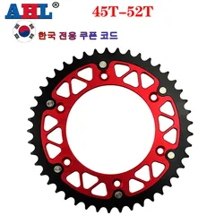Motorcycle 45T - 52T Rear Sprocket For HONDA CRF450R CR500R XR400R XR250R XR650R CREF450X CRE250R CRE125R CRE F 250 R CRE450R