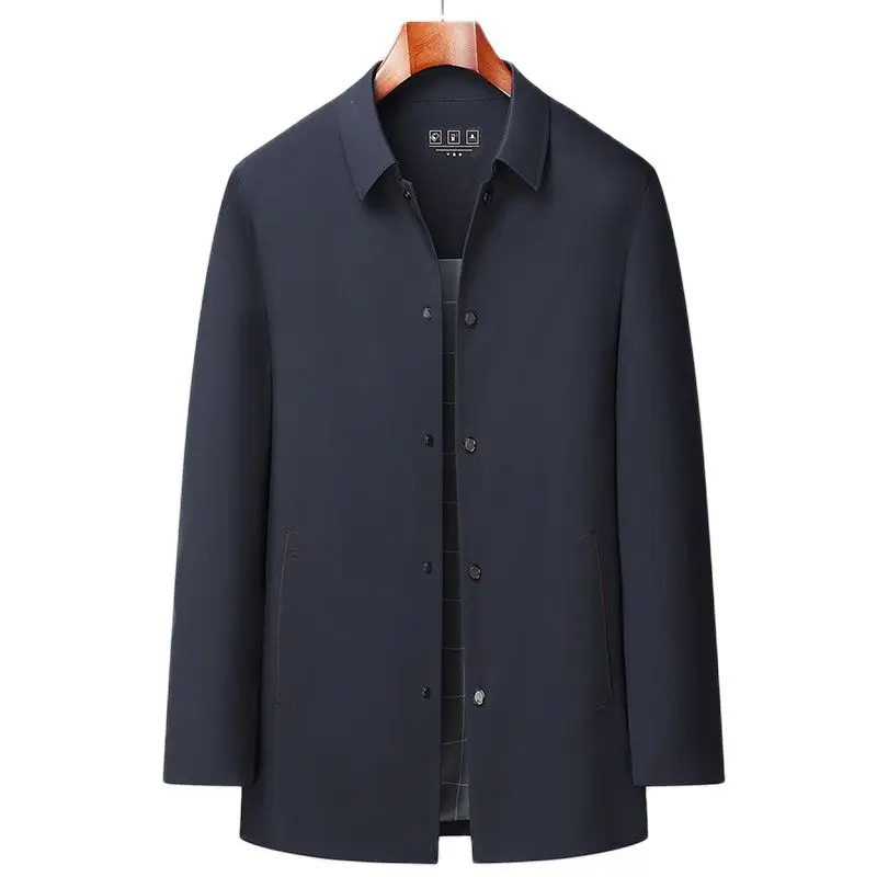 BATMO 2023 new arrival spring high quality trench coat men,male jackets,209