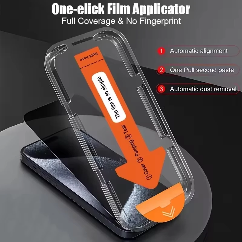 1-4pcs Anti-Peeping Screen Protector Oleophobic Coating For Google Pixel 9 Pro XL 10 Pro XL 8 Pro 9A 8A 7A 6A Fingerprint Unlock