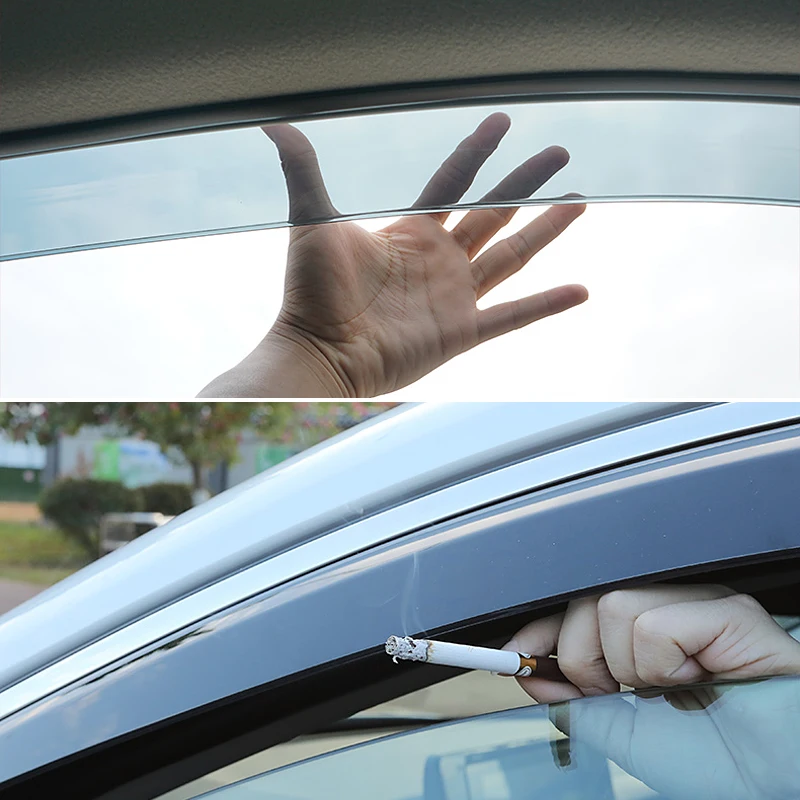 حاجب نافذة السيارة الجانبية تنفيس المظلات الملاجئ المطر الحرس لتويوتا كورولا كروس XG10 2021 2022 2023 2024 2025 الملحقات الهجينة