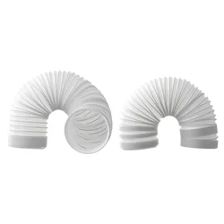 Exhaust Pipe Air Conditioner Pipe Pipe Duct Extension Portable White Extra Long Home Improvement PVC+steel Wire