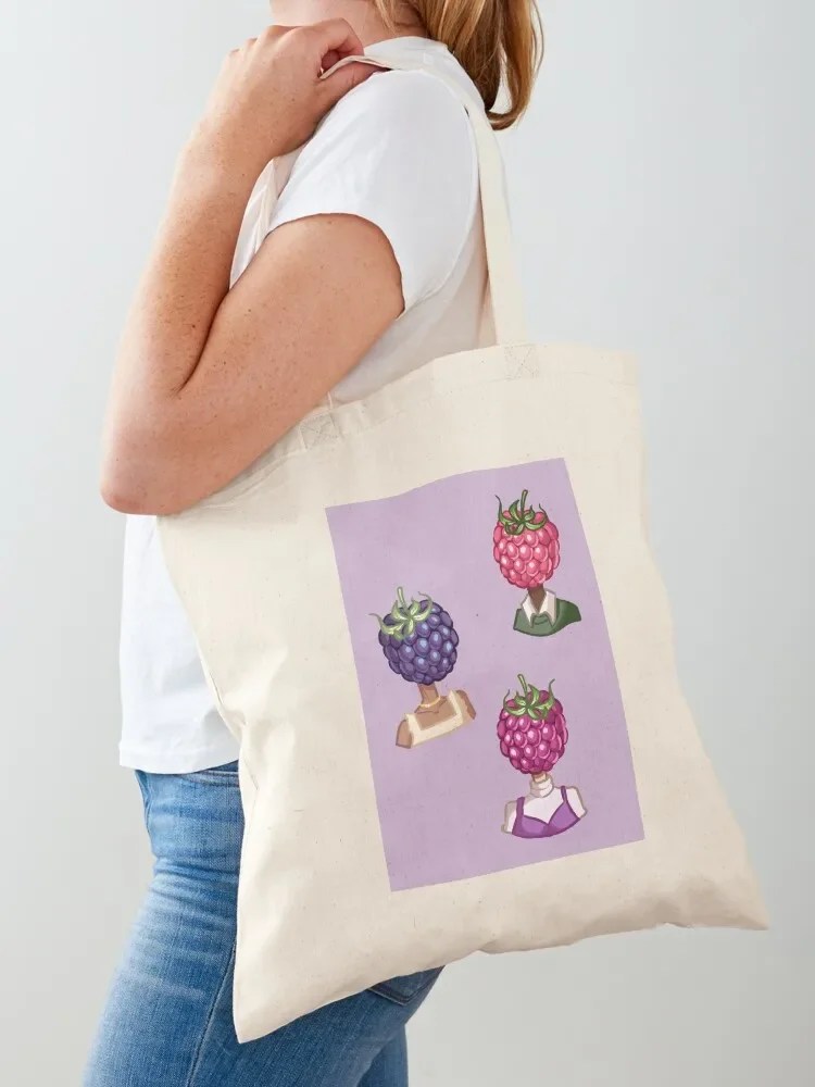 

Raspberry Heads Tote Bag bags for women bag for beach canvas shopping bag tote women