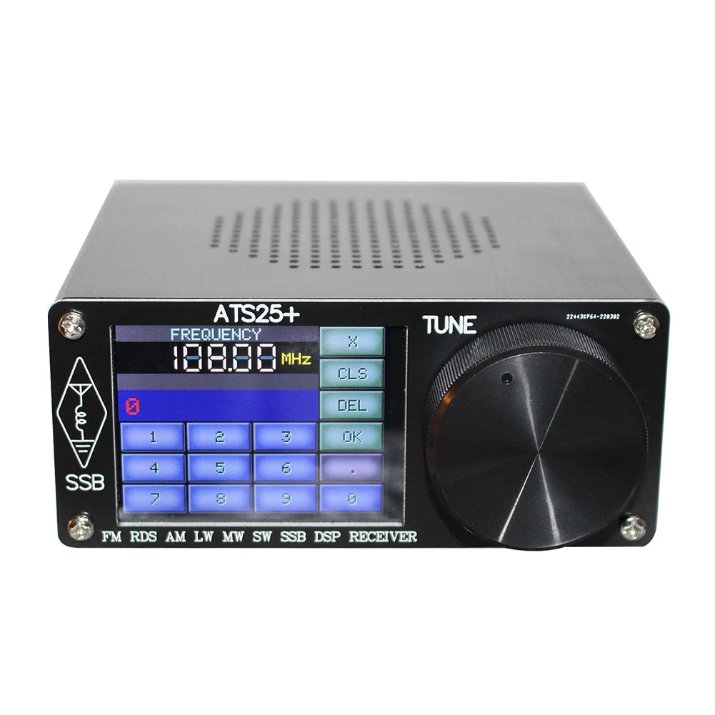 Top! ATS-25+ / ATS-20 Si4732 Full Band Radio Receiver with 2.4 inch Touch Screen FM LW MW SW SSB DSP Receiver