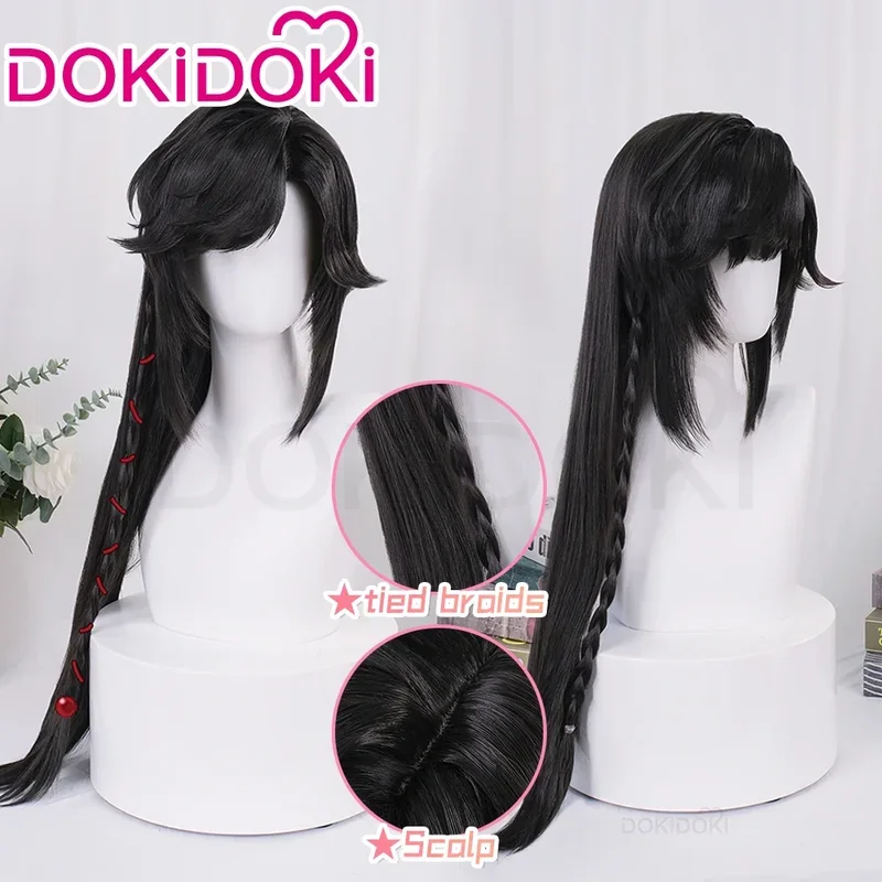 IN STOCK Hua Cheng Manga Tian Guan Ci Fu Cosplay DokiDoki Wig Men Ancientry Universal Heaven Official's Bless Cosplay Black Wig