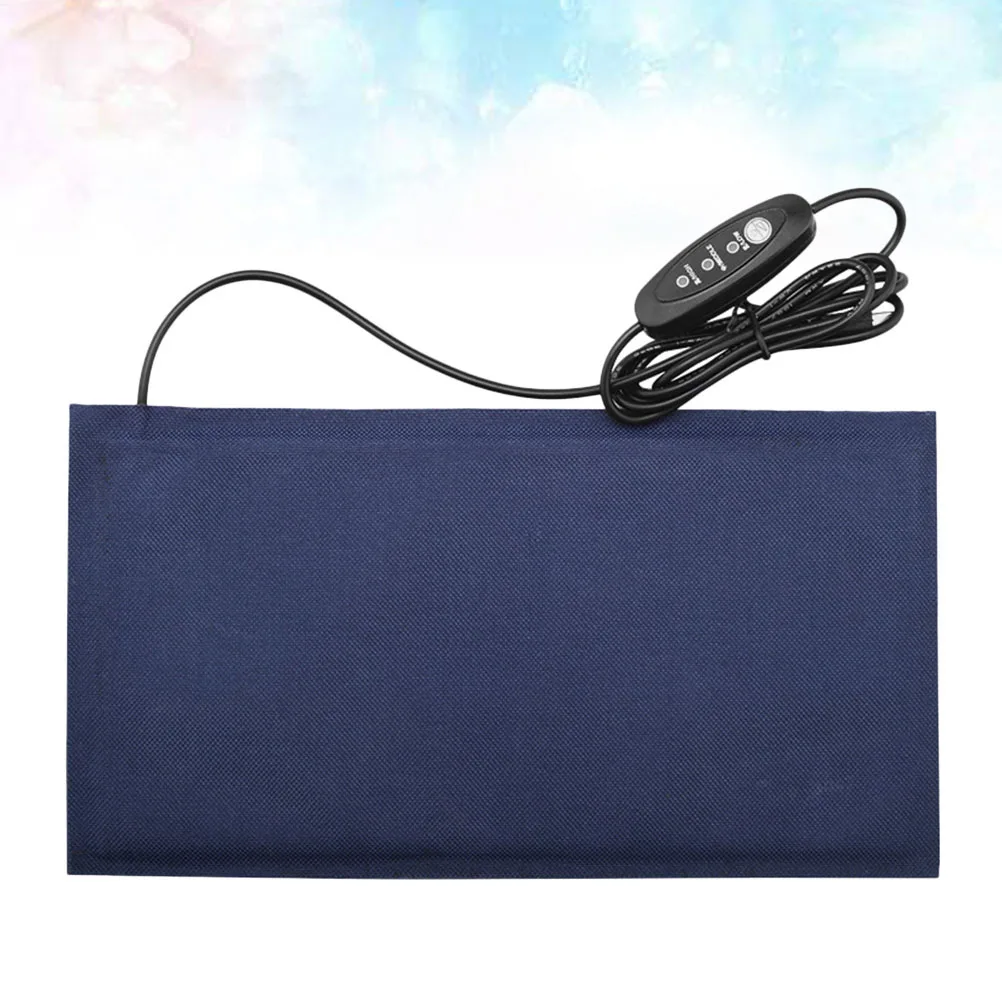 

Pet Heating Mat L Blue Durable Waterproof Energy-Efficient For Sofa Bed Use Dog Heater Mat Cat Heating Blanket Pad