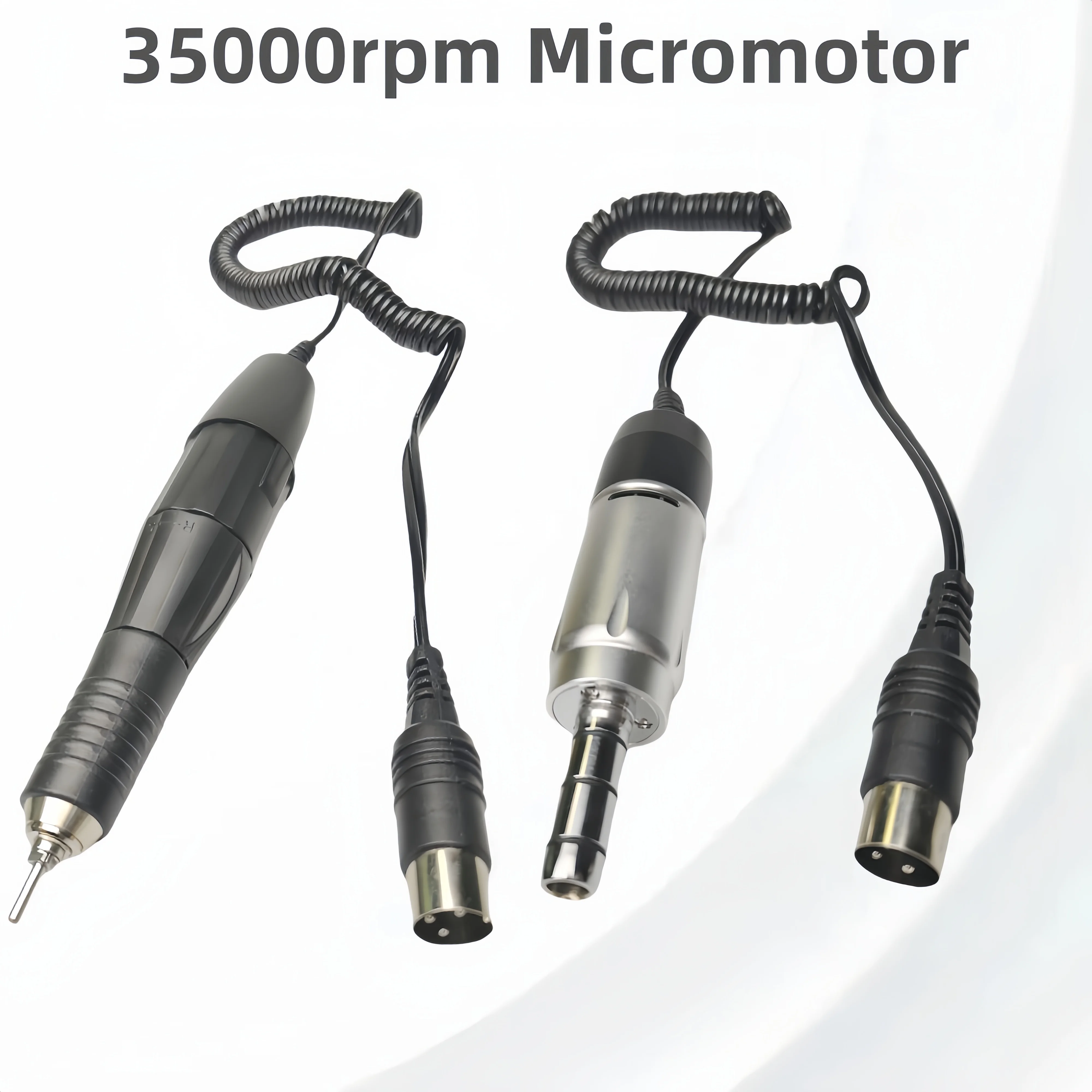 

35000RPM Dental Micro Motor Handpiece High Speed Polishing Grinder, 2.35mm Bur Compatible, Dental Laboratory Polishing Grinding