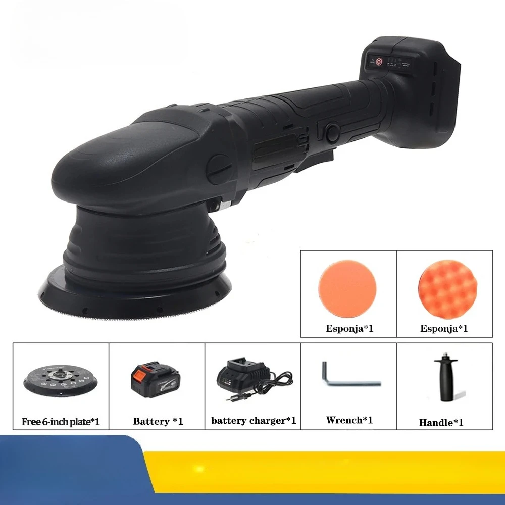 Machine 15mm Random Orbital Rechargeable Angle Automotive Polisher