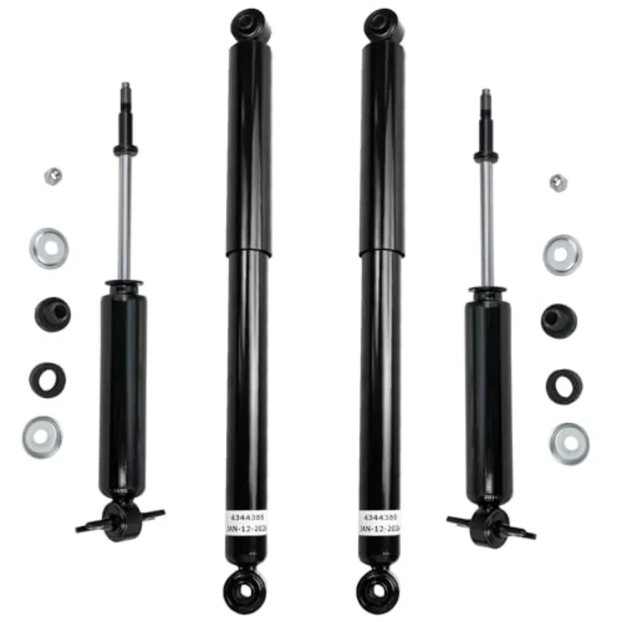 

RWD Shock Absorbers for 20022008 Dodge Ram 1500 4Piece Strut Shock Absorbers Assembly Front and Rear Replacement Suitable for I