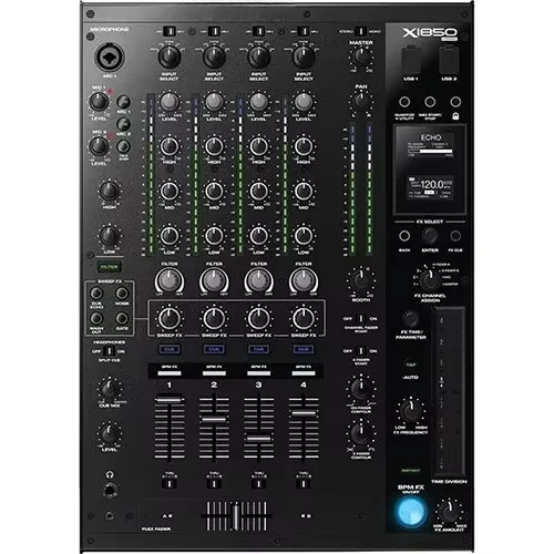 

Authentic Denon DJ X1850 PRIME Professional 4-Channel DJ Club Mixer with Smart Hub