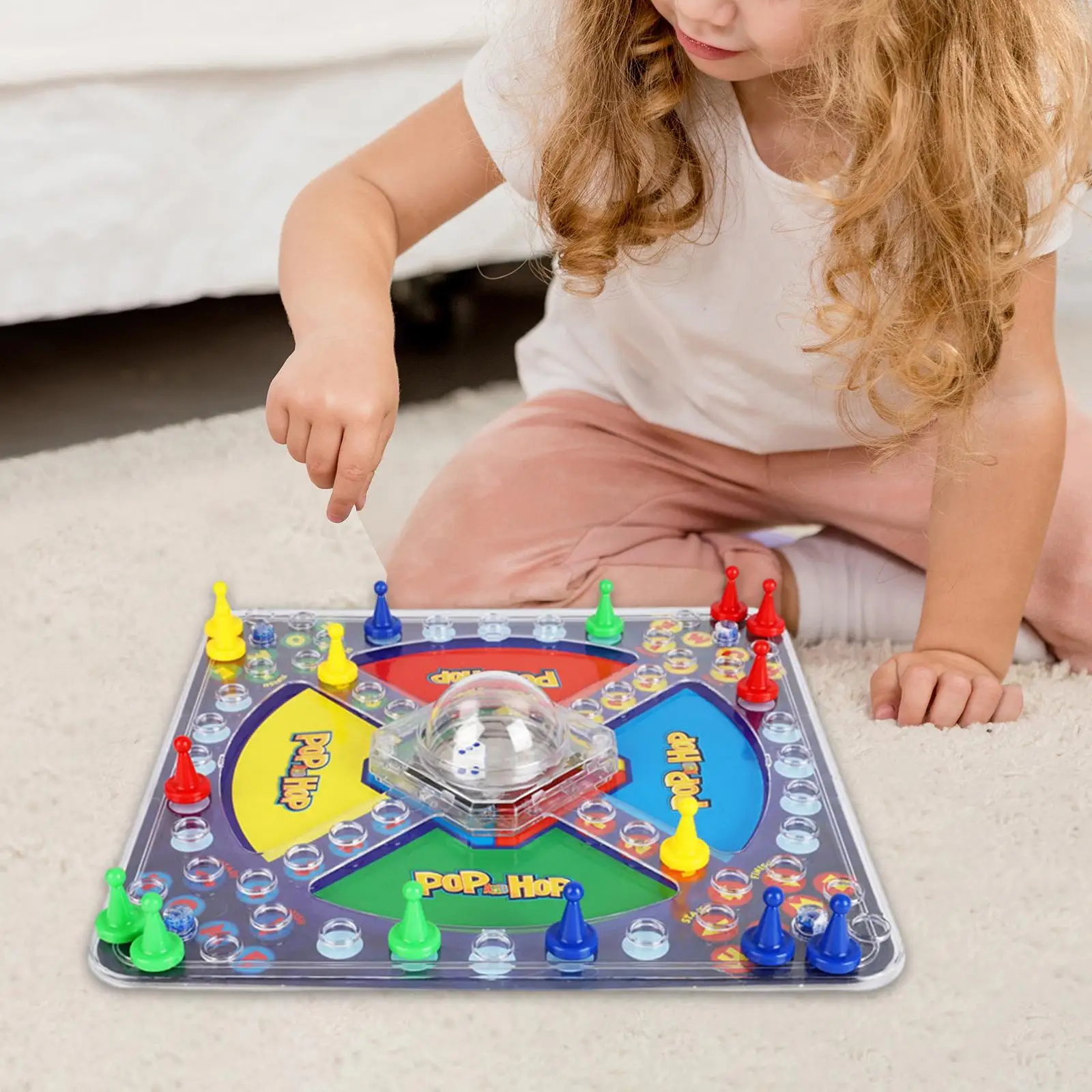 Jeu de société classique Ludo, jouet de fête, interaction parent-enfant