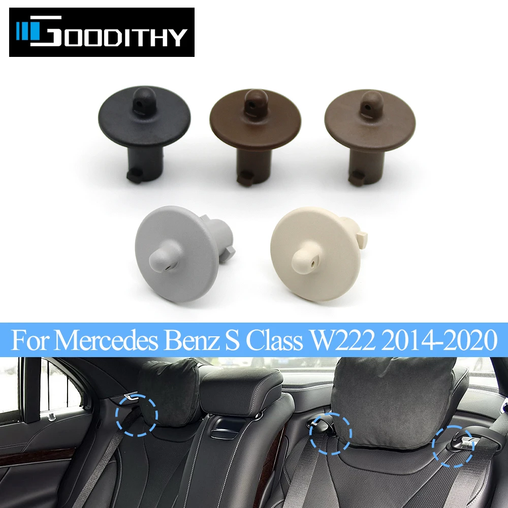 LHD RHD Car Rear Seat Belt Fixing Buckle Safe Belt Clip For Mercedes Benz S Class W222 2014-2020 2228600922, 2228601022