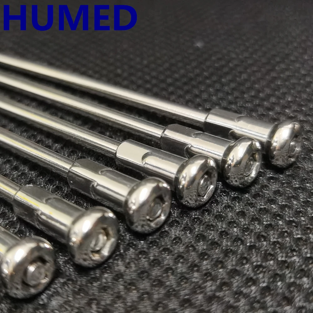 40pcs/lot Customized Motorcycle Off-Road Motorcycle 8G 304 Stainless Steel Spoke Bar Steel Wire Diameter 4.0mm Length 60-305MM