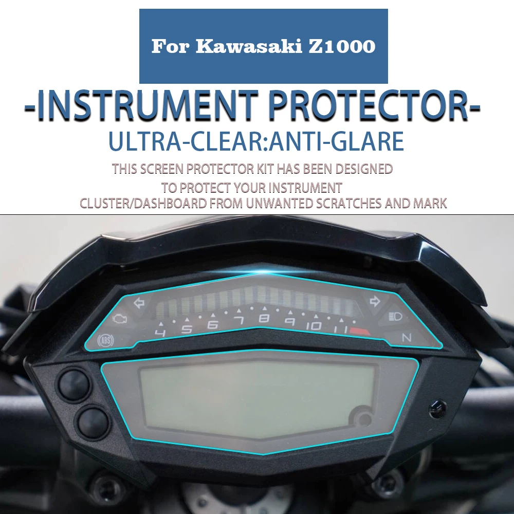 

Для Kawasaki Z1000 /Z 1000 2014-2021 кластер для защиты экрана от царапин защитная пленка