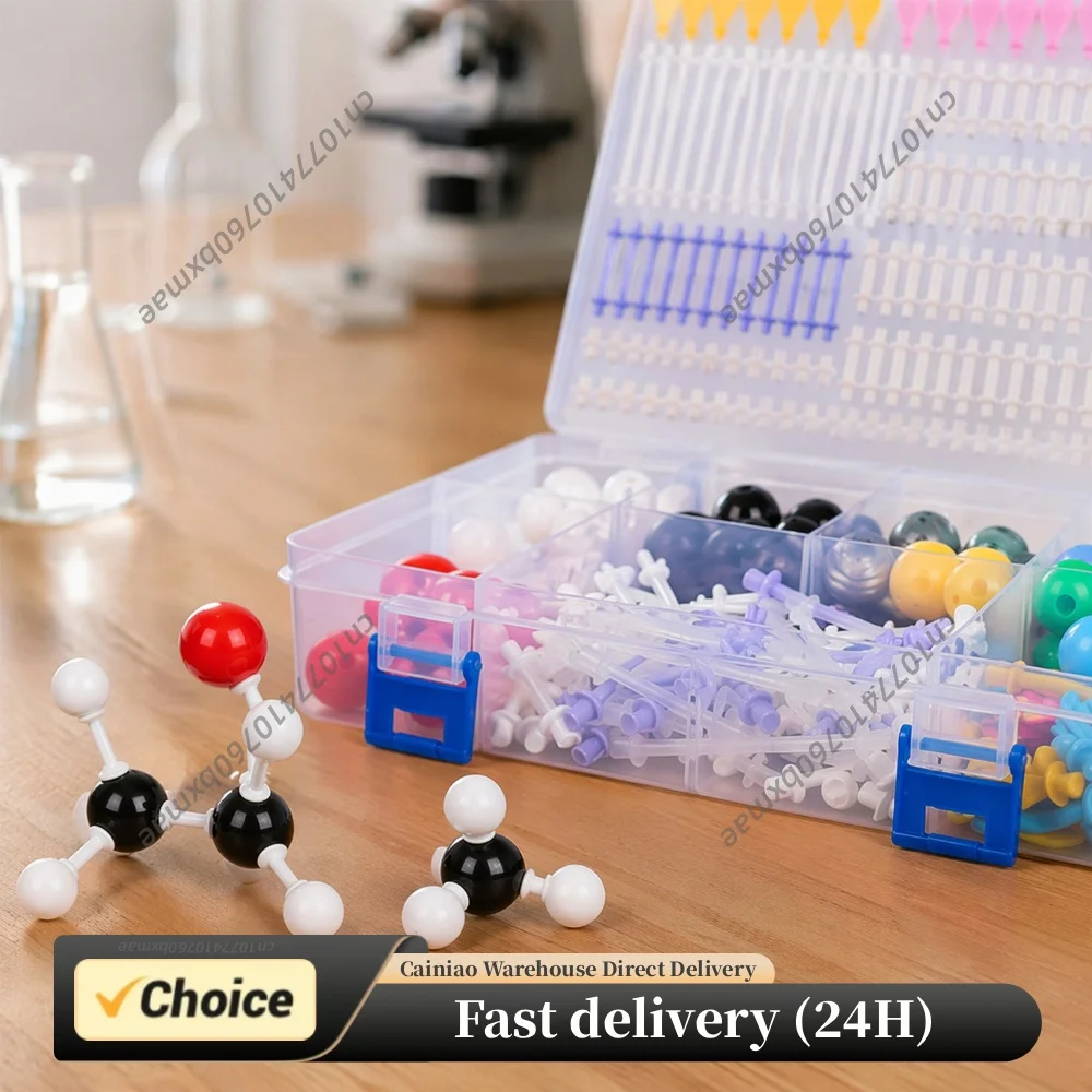 Molecular Structures Building Kit Visualize Structure & Effortless Assembly Organic Molecular Set for Chemistry Teaching