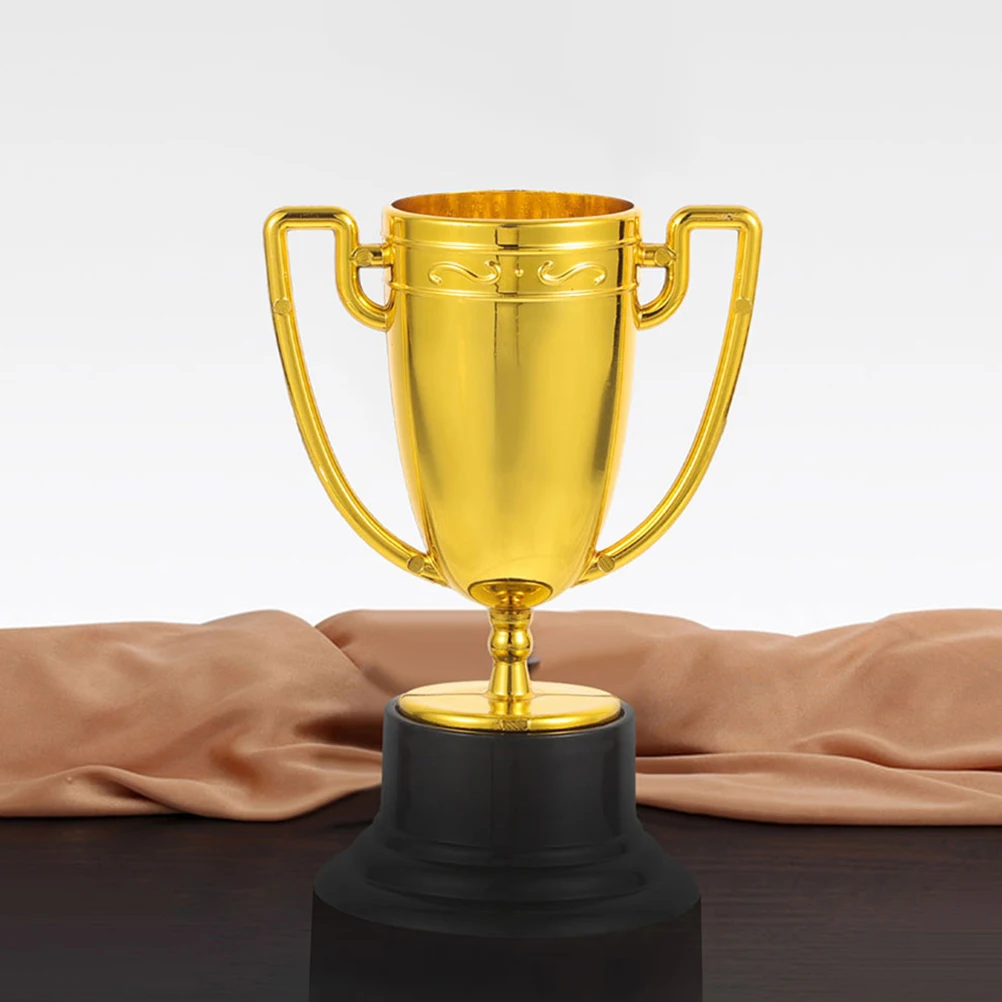 

12pcs Mini Trophy Award Party Cup Celebration Competition Decor Kindergarten Ceremony Special Shaped Trophy Realistic Bright