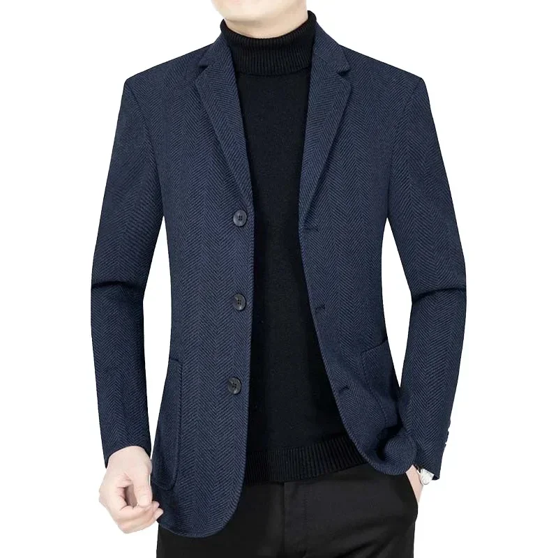 

High Quality Male Spring Slim Blazers Jackets Suits Coats Men Business Blazers Jackets Korean design Casual Suits Coats Size 4XL