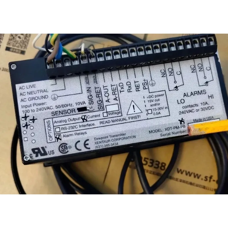 XDT‑PM‑PB Dewpoint Transmitter Portable On‑line Dew Point Meter High Precision Humidity Measurement Sensor 1 Piece