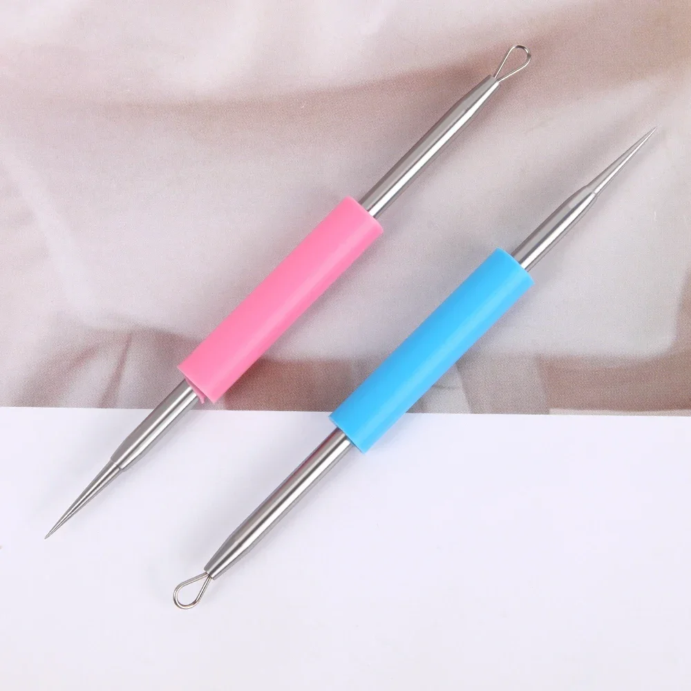 Blackhead Remover สิว Popper เครื่องมือเข็มสิวถอด Treatment Comedone Whitehead Popping Zit Nose Face Blemish EXTRACTOR