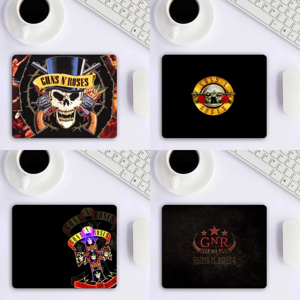 Alfombrilla de ratón Guns N'Roses Band, accesorios para juegos de Pc, alfombrilla de ratón Overlock, alfombrilla de escritorio para ordenador