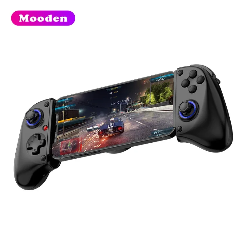 S BSP-D11 Telescopic Game Controller RGB Light Phone Stretching Gamepad  Mobile Gaming Controller Gamepad  for Cell Phone