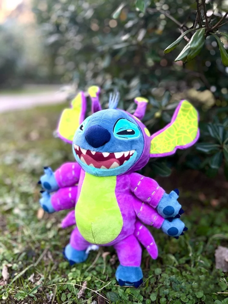 Hong Kong Disneyland Halloween Spider Stitch brinquedos de pelúcia, Star Baby brinquedos de pelúcia, lembranças de presente de aniversário infantil