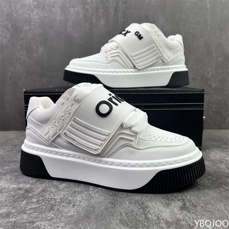 Large Size Spring and Autumn Fashion New Style Trendy Versatile Men's Shoes Versatile Lightweight Thick Soled Sports Men's Shoes