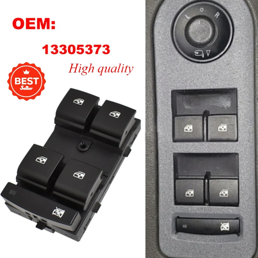 

Car Driver Side Door Electric Power Master Window Switch Button For Buick Encore Verano Chevrolet Cruze Malibu Orlando 13305373