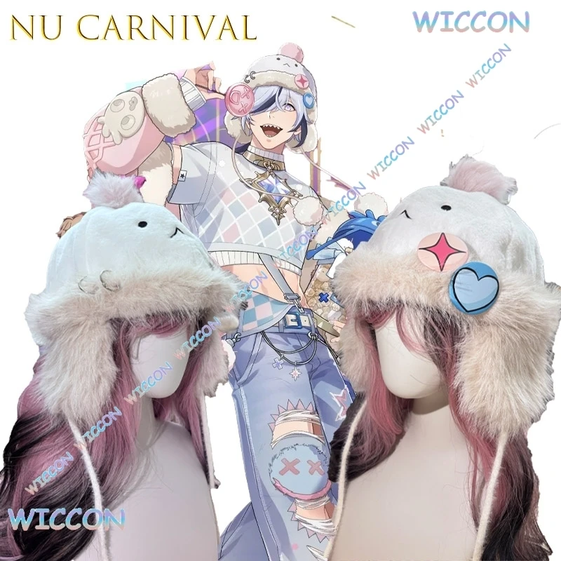 [wonacos]nu-carnival-blade-starry-night-ぬいぐるみ帽子-アニメ少年コスプレ-暖かい冬用キャラクターキャップコスチューム-アニメキャラクターハロウィン