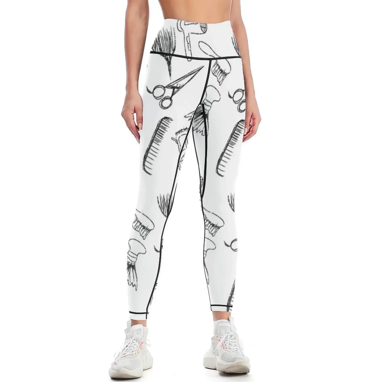 

Hairstylist Pattern Leggings Women's pants sporty woman gym sportswear woman gym 2025 Sportswear woman gym Womens Leggings